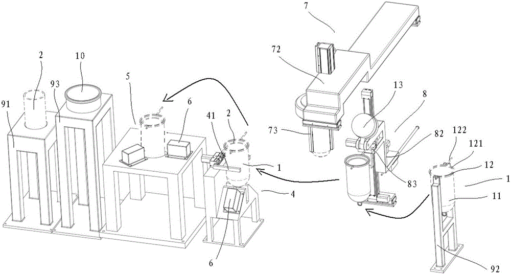 Sealing crushing device