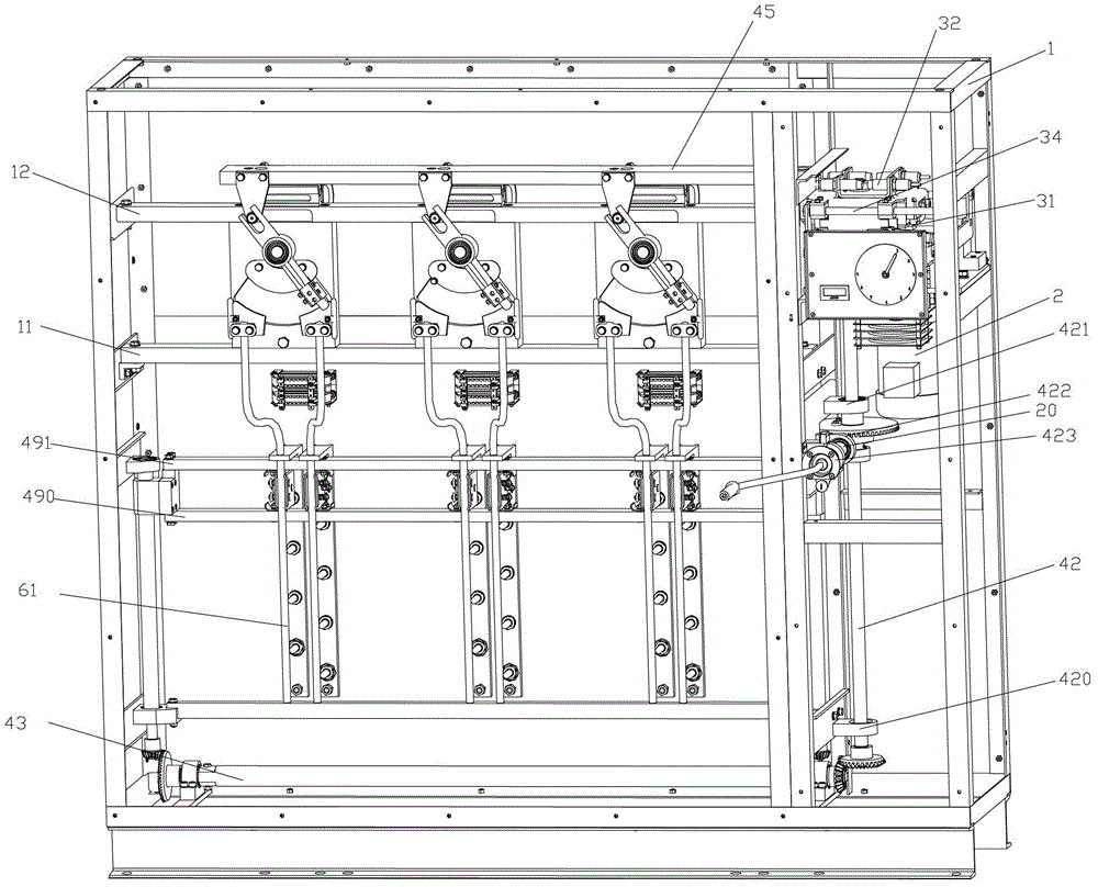 Vacuum on-load tap changer