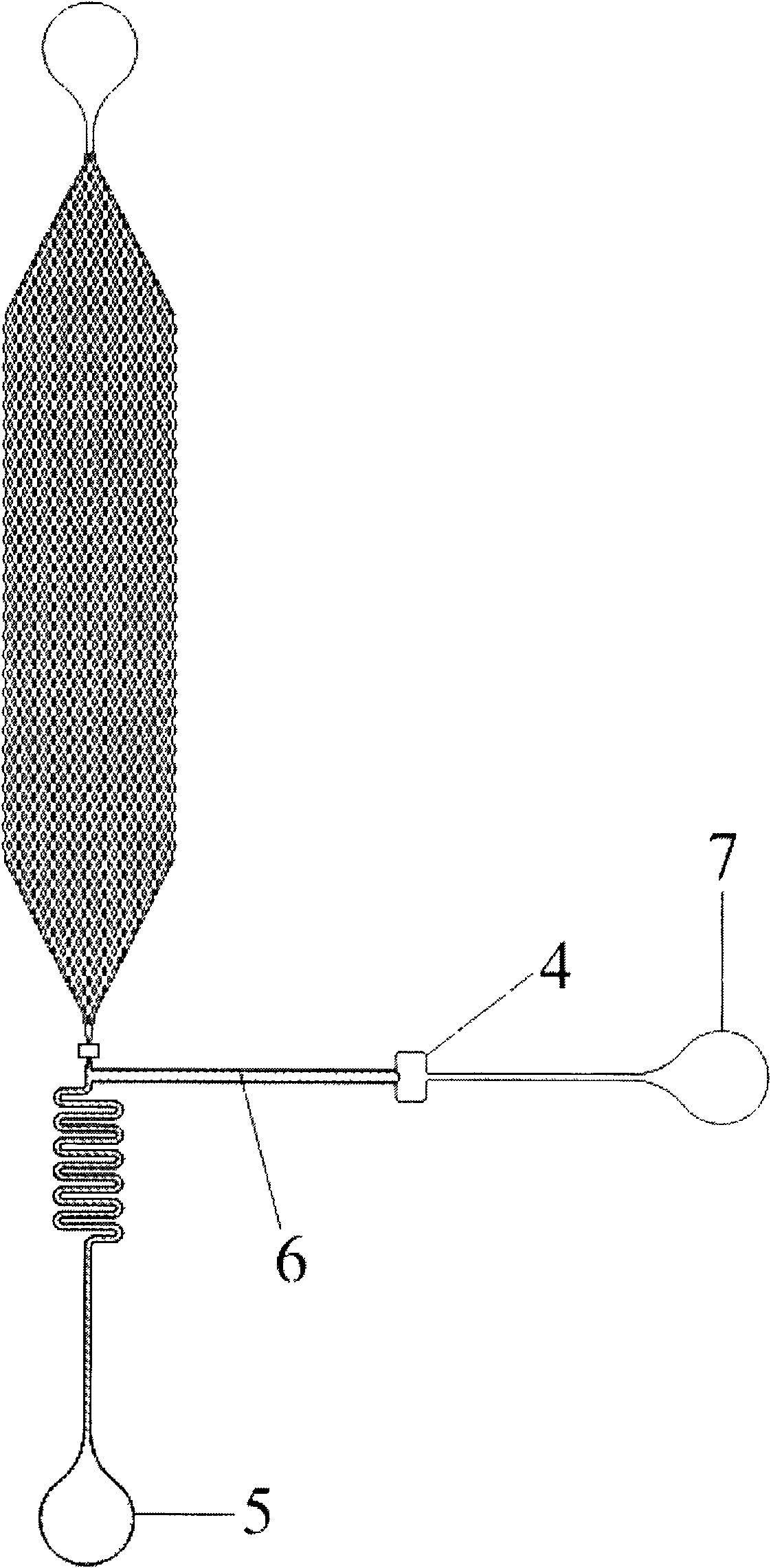 A micropump based on capillary action and its application method