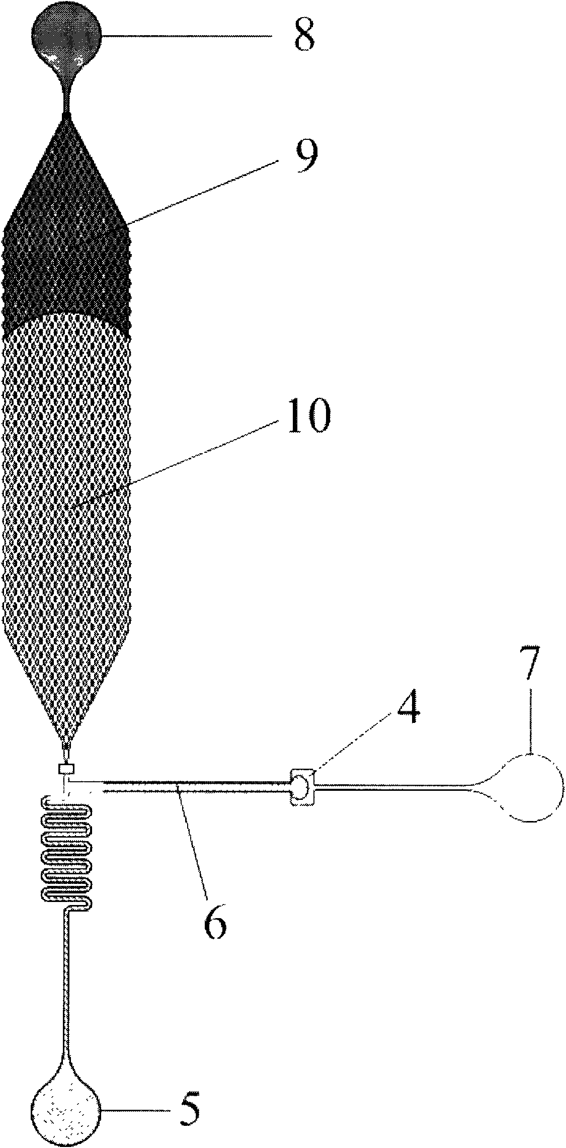 A micropump based on capillary action and its application method