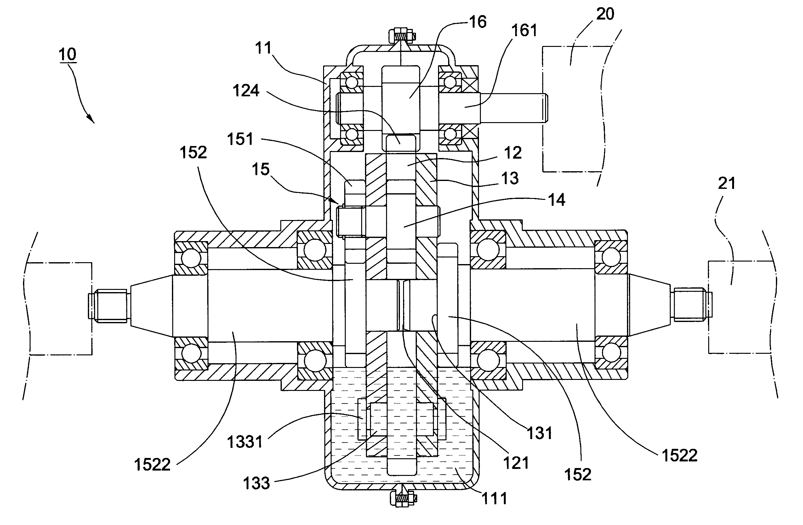 Limited slip differential