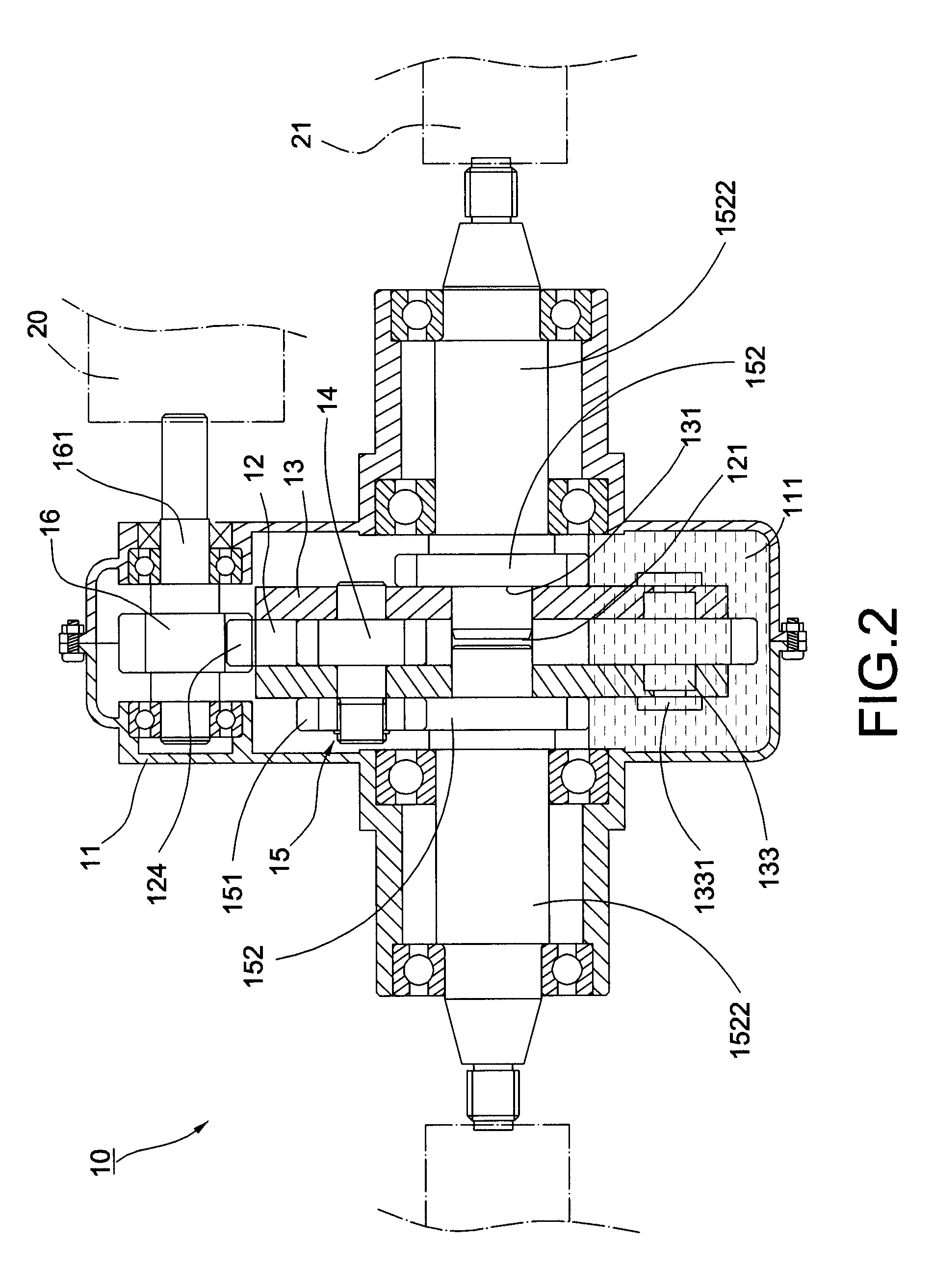 Limited slip differential