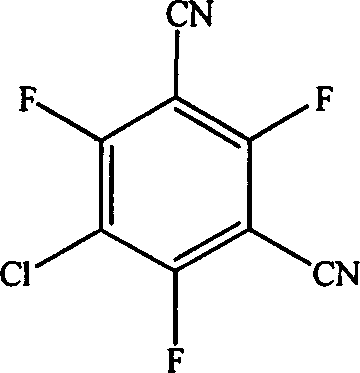 Gas chromatography analysis method for 5-chloro-2,4,6-trifluoro-1,3-bezenedicarbonitrile