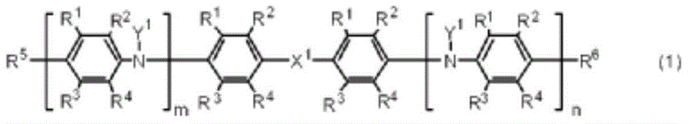 Hole transporting varnish for metal positive electrodes and composite metal positive electrode