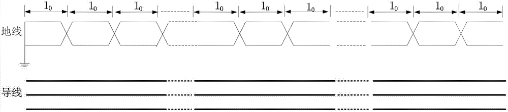 Method for reducing insulation overhead ground wire induction voltage of alternating current transmission line