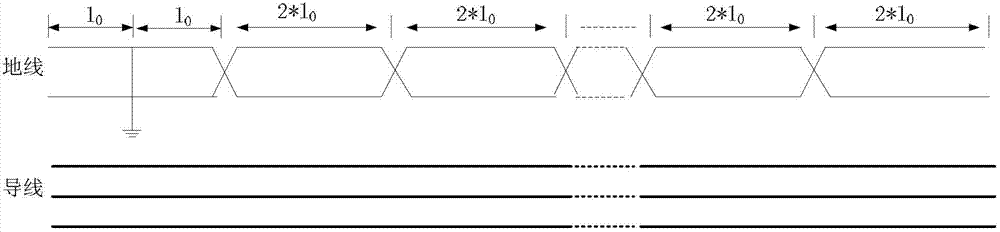 Method for reducing insulation overhead ground wire induction voltage of alternating current transmission line