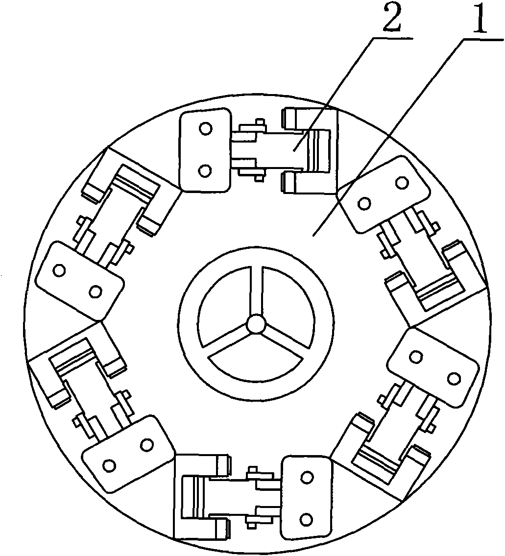 Inner cutter head of rotary electric shaver