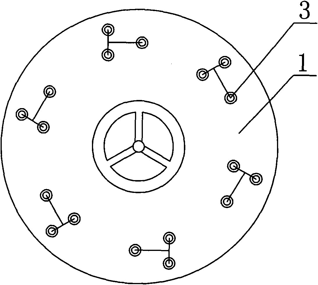 Inner cutter head of rotary electric shaver