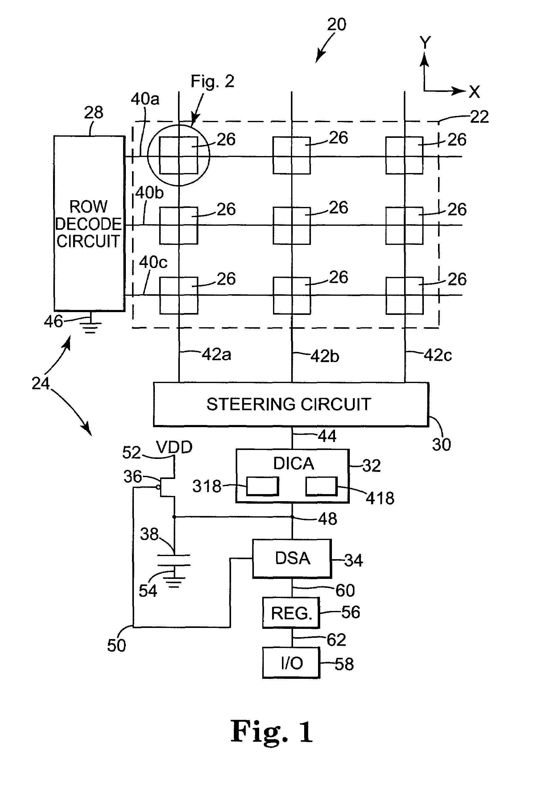 Resistive cross point memory