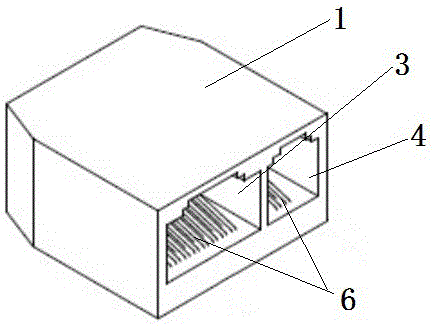 Network tee joint integrated with network cable and telephone line