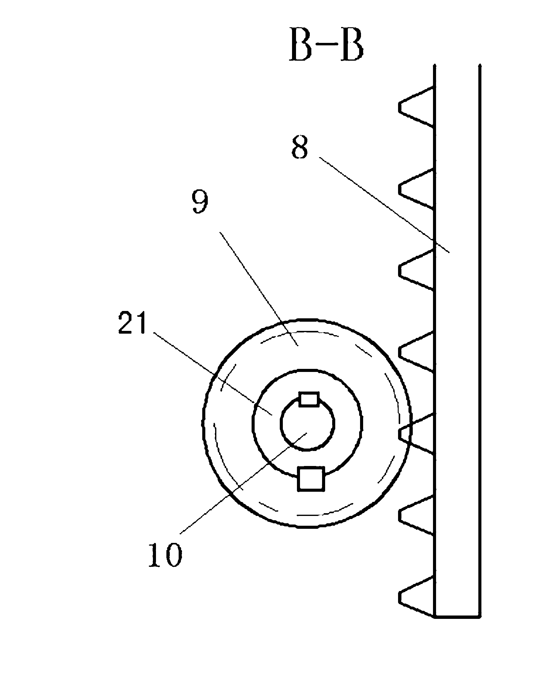 Entrance guard device controlled by deceleration strip