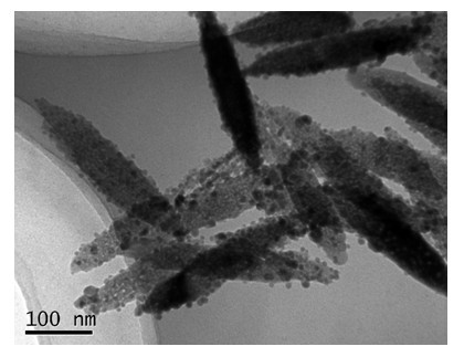 Preparation method of load-type silver nano-composite material