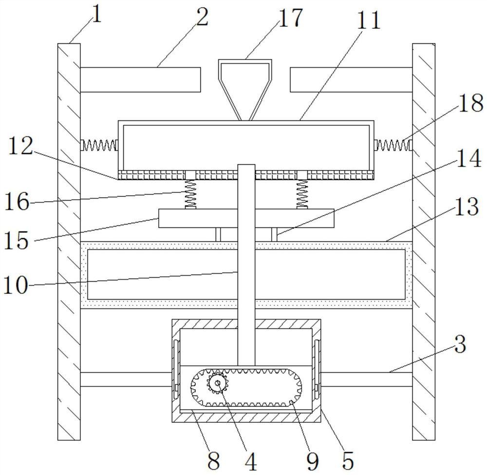 A high-efficiency screening device for flour processing