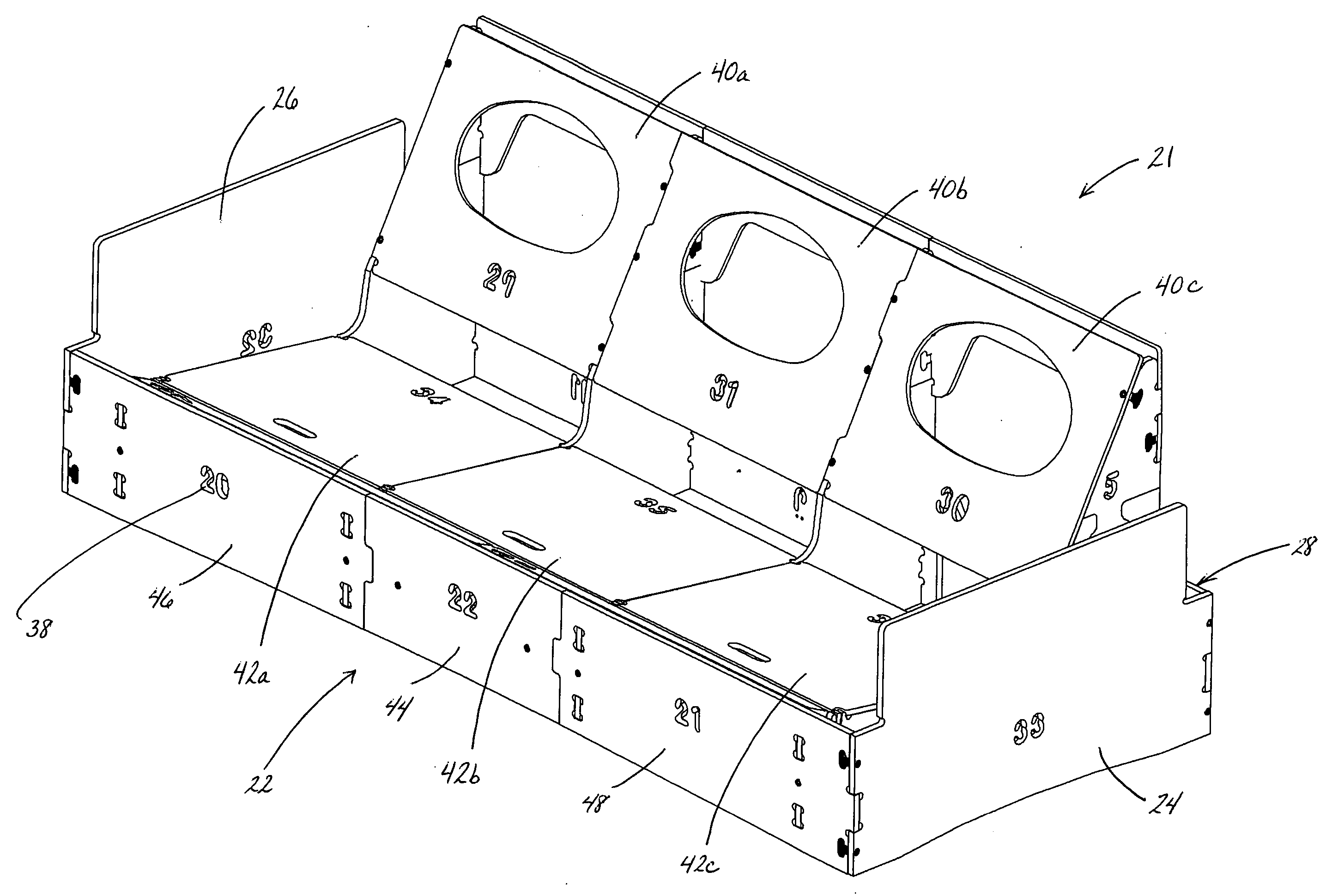 Article of ready-to-assemble furniture