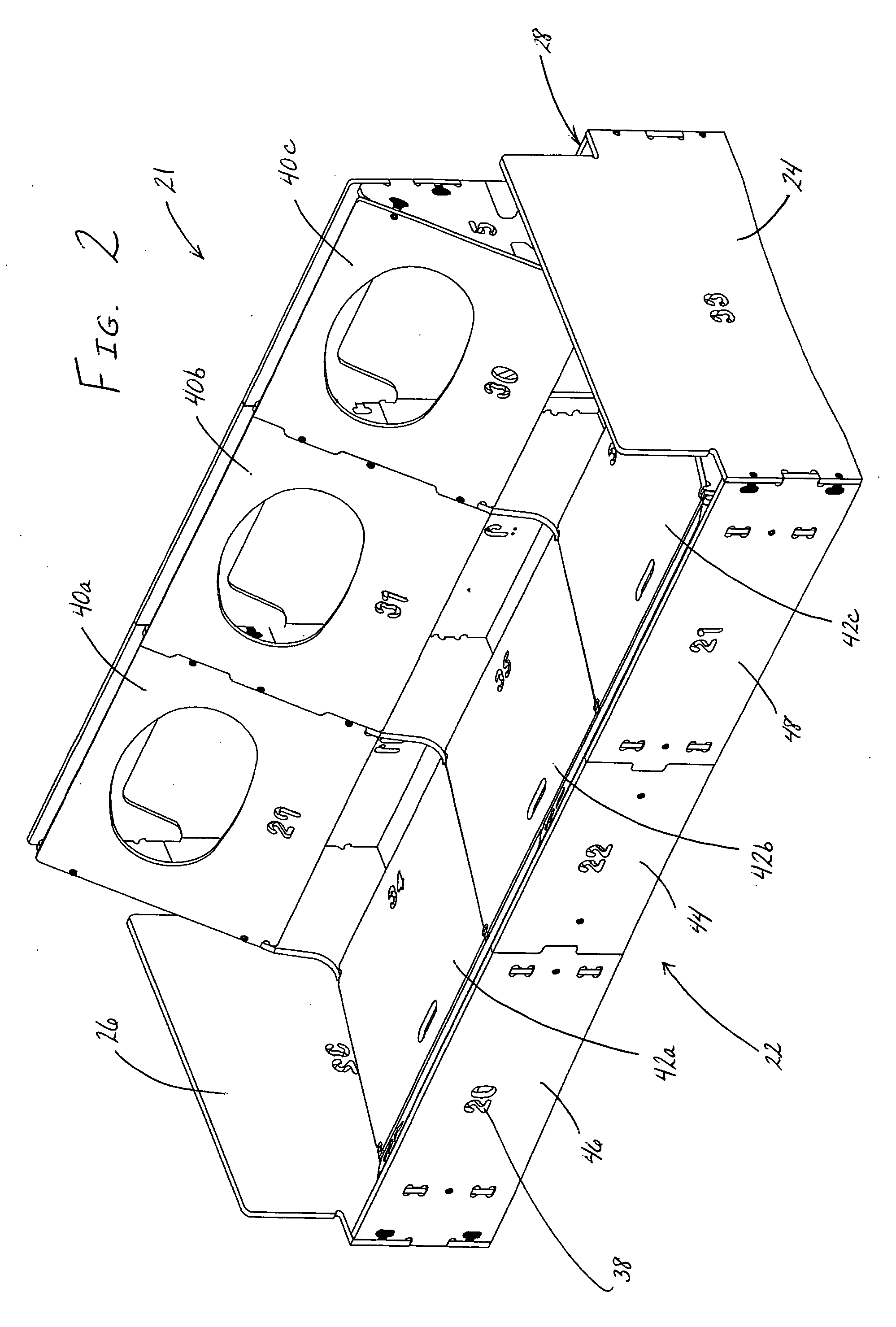 Article of ready-to-assemble furniture