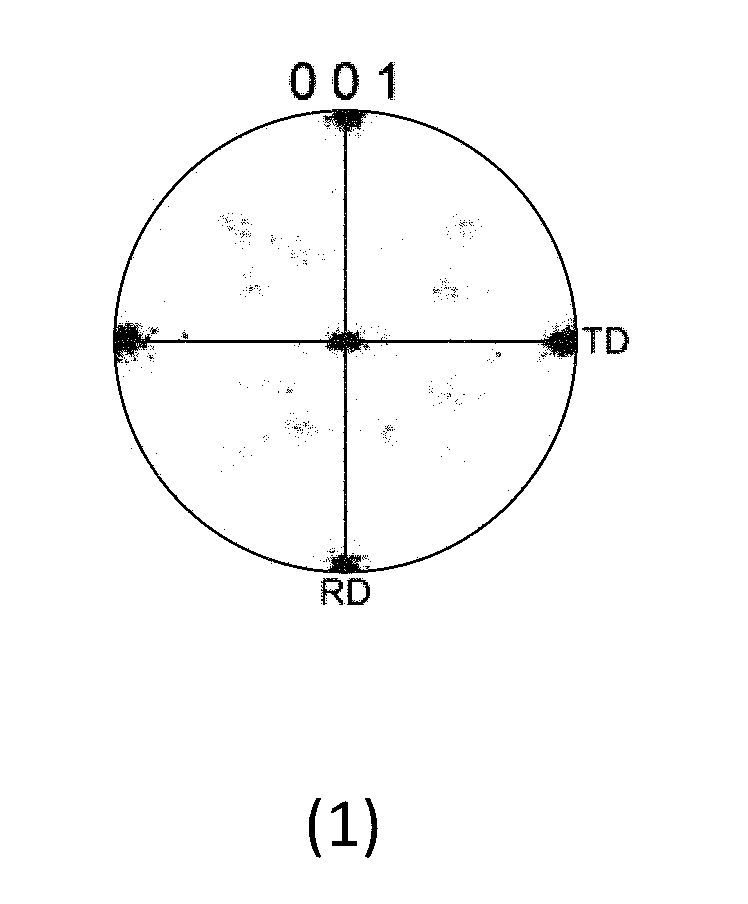 Oriented copper plate, copper-clad laminate, flexible circuit board, and electronic device