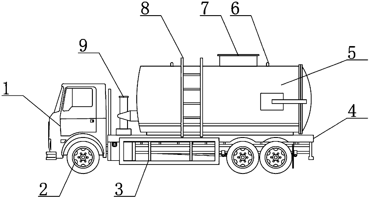 Novel sludge treatment vehicle capable of automatically classifying