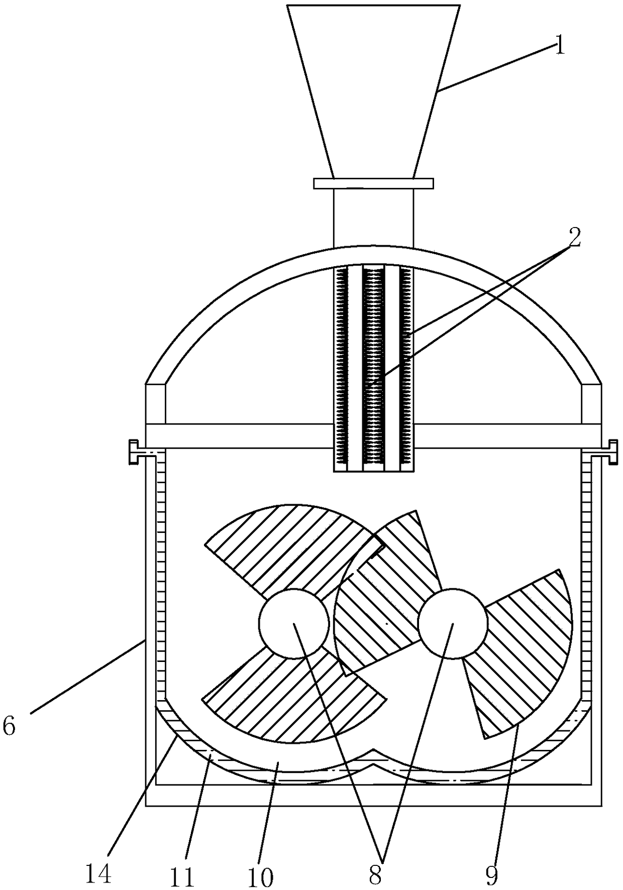 Sludge drying device