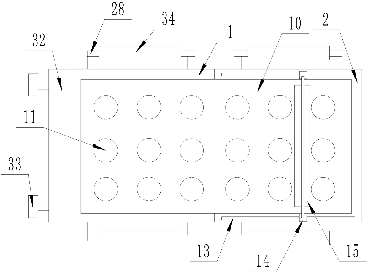 A medical bed device used for intelligent adjustment in a hospital