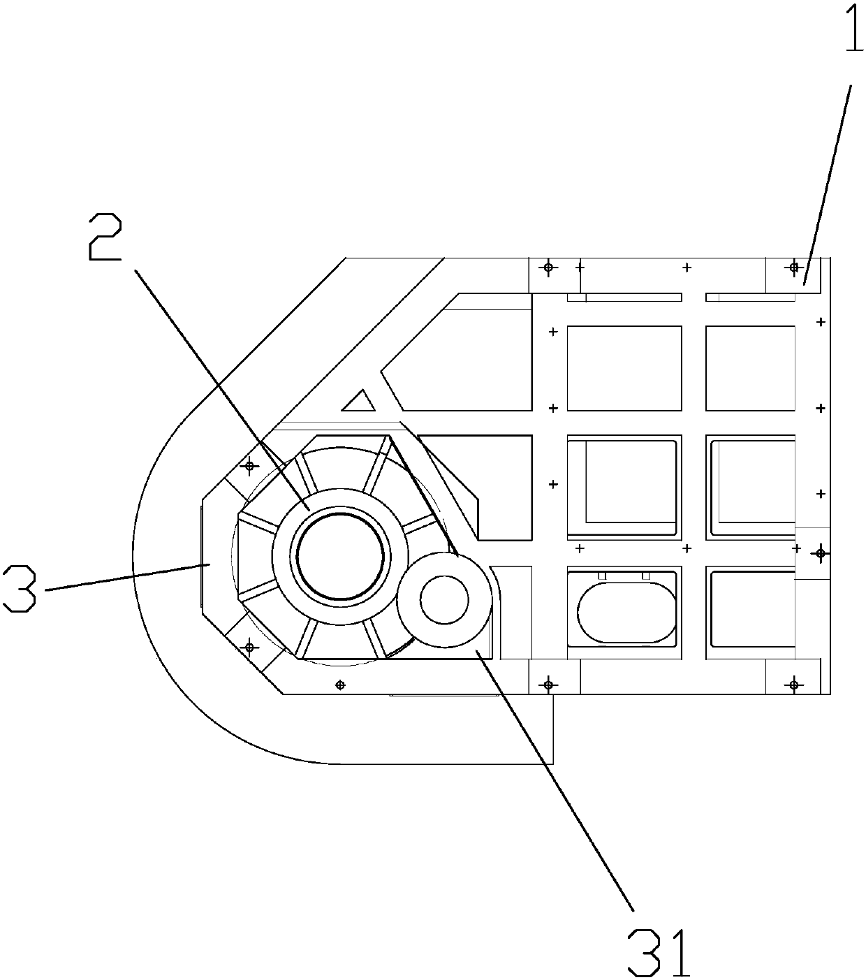 Machine base