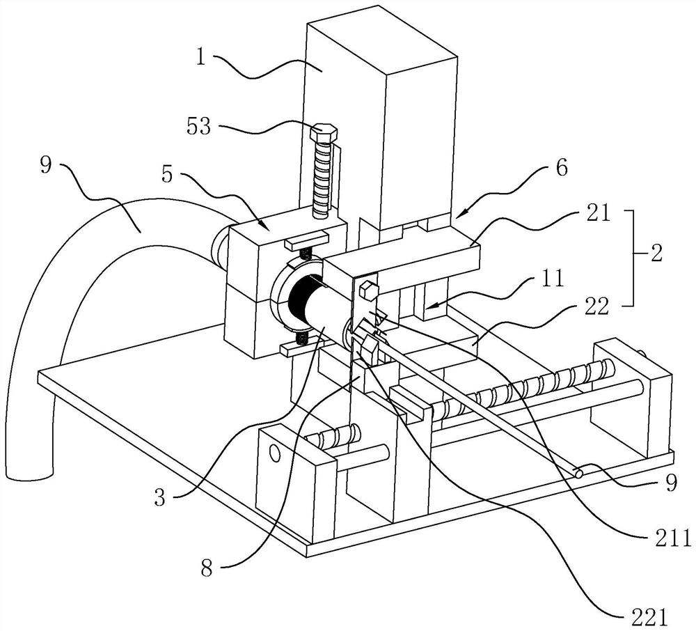 A kind of wire stripping machine which is convenient to install the dust suction cylinder