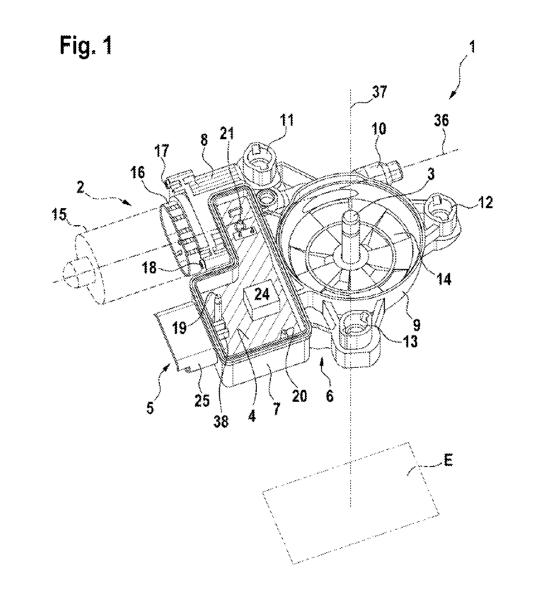 Displacement drive, in particular window lifter drive