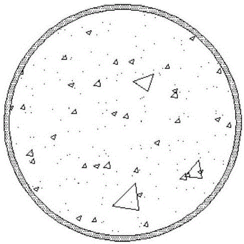 Octagonal circular-section solid steel pipe concrete component and manufacturing method thereof