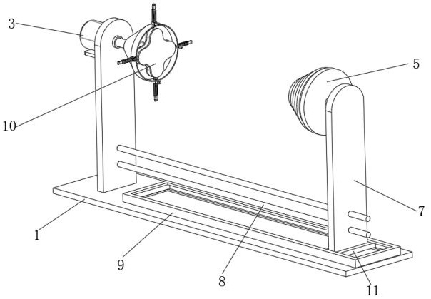 Efficient and safe overturning device for steel structure machining