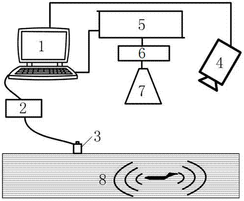 Microwave thermoacoustic detecting and monitoring system and method