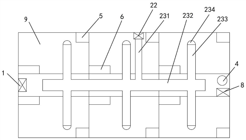 Pig house environment control system in northern cold region and use method thereof