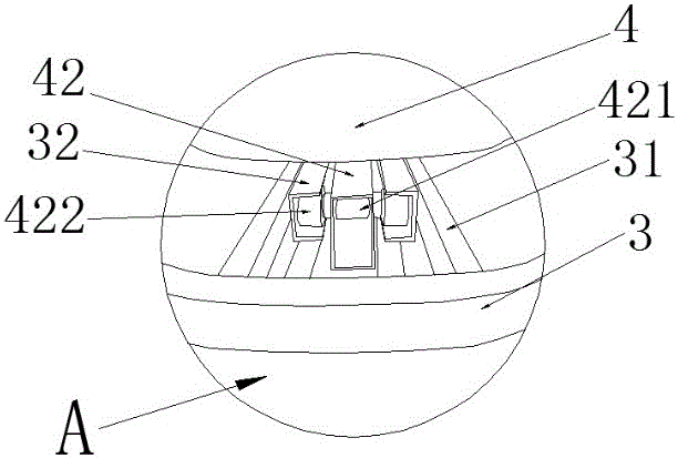 Automatic cable winding device