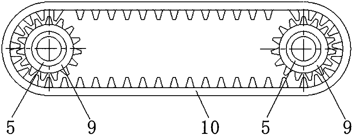 Bearing frame for internal dropped ceiling