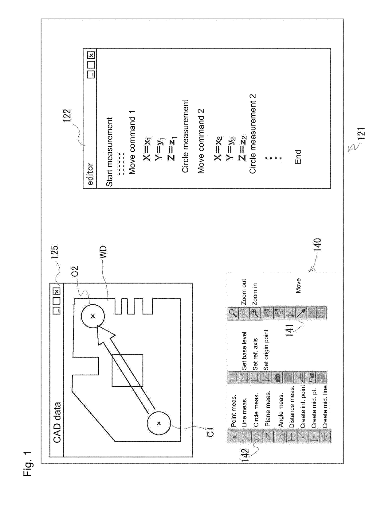 Part program generating device of surface texture measuring apparatus