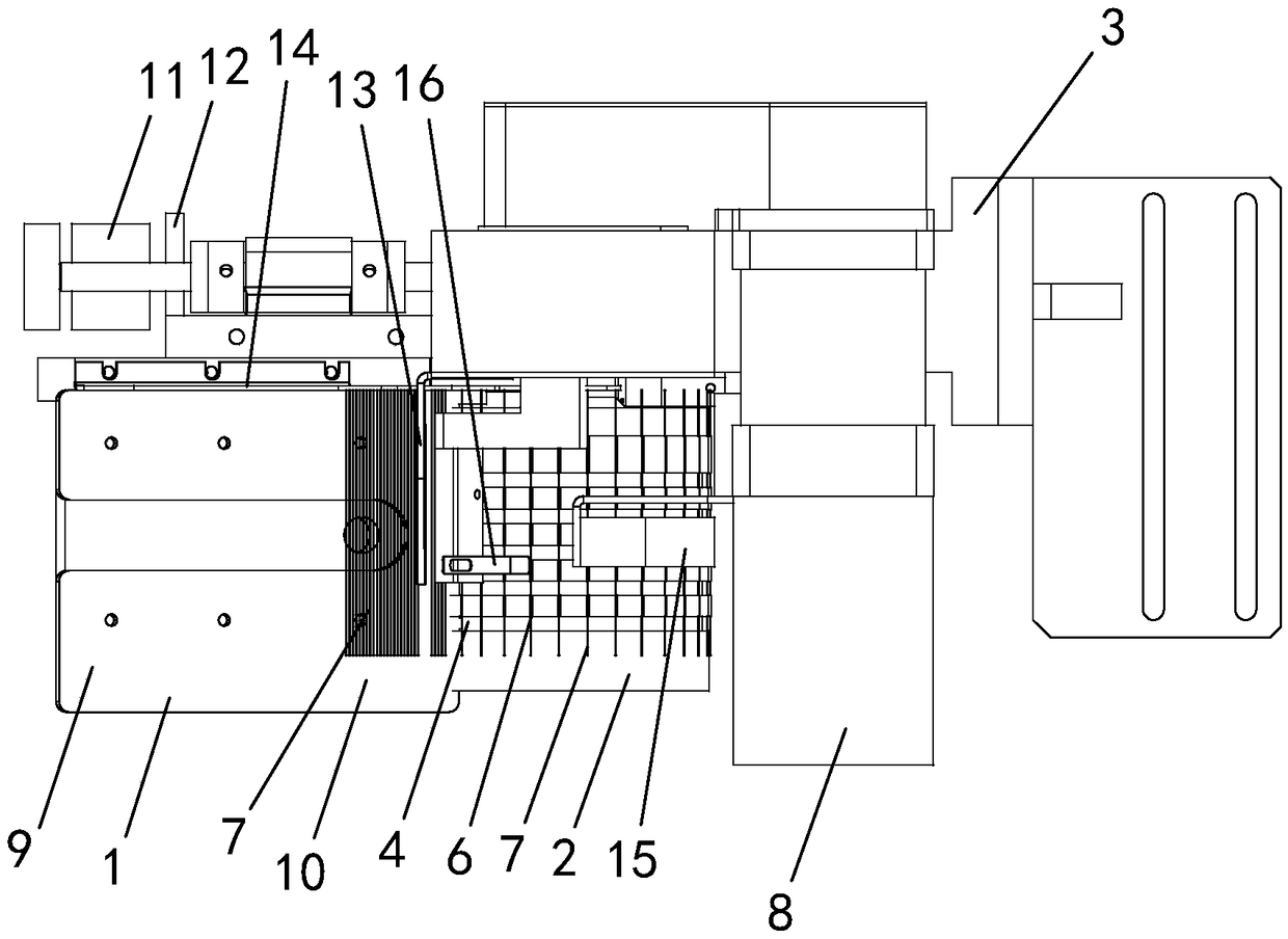 Automatic acupuncture needle falling device