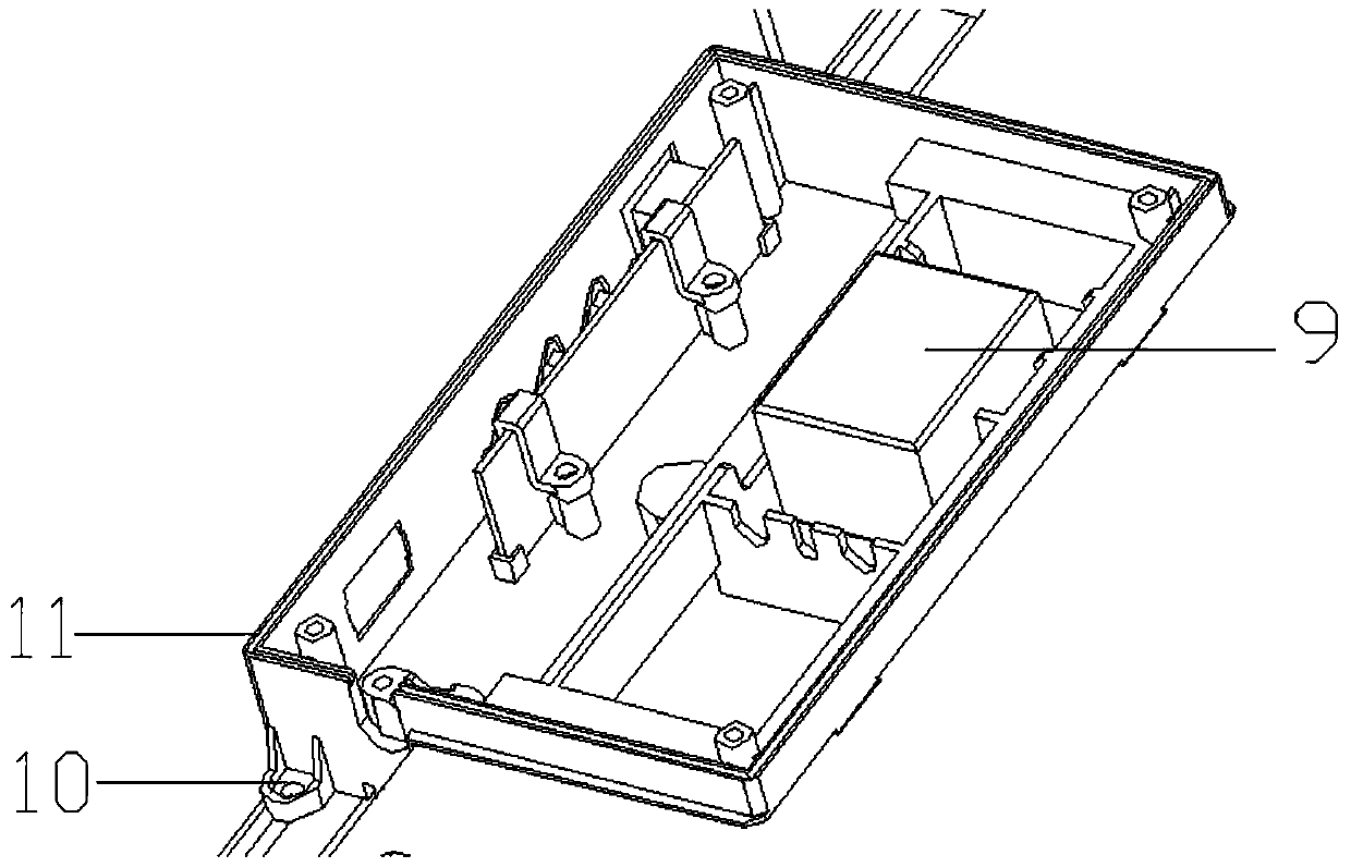 Electric heating towel rack