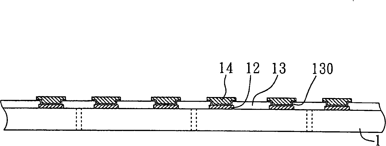 Circuit board construction embedded with semi-conductor chip and preparation thereof