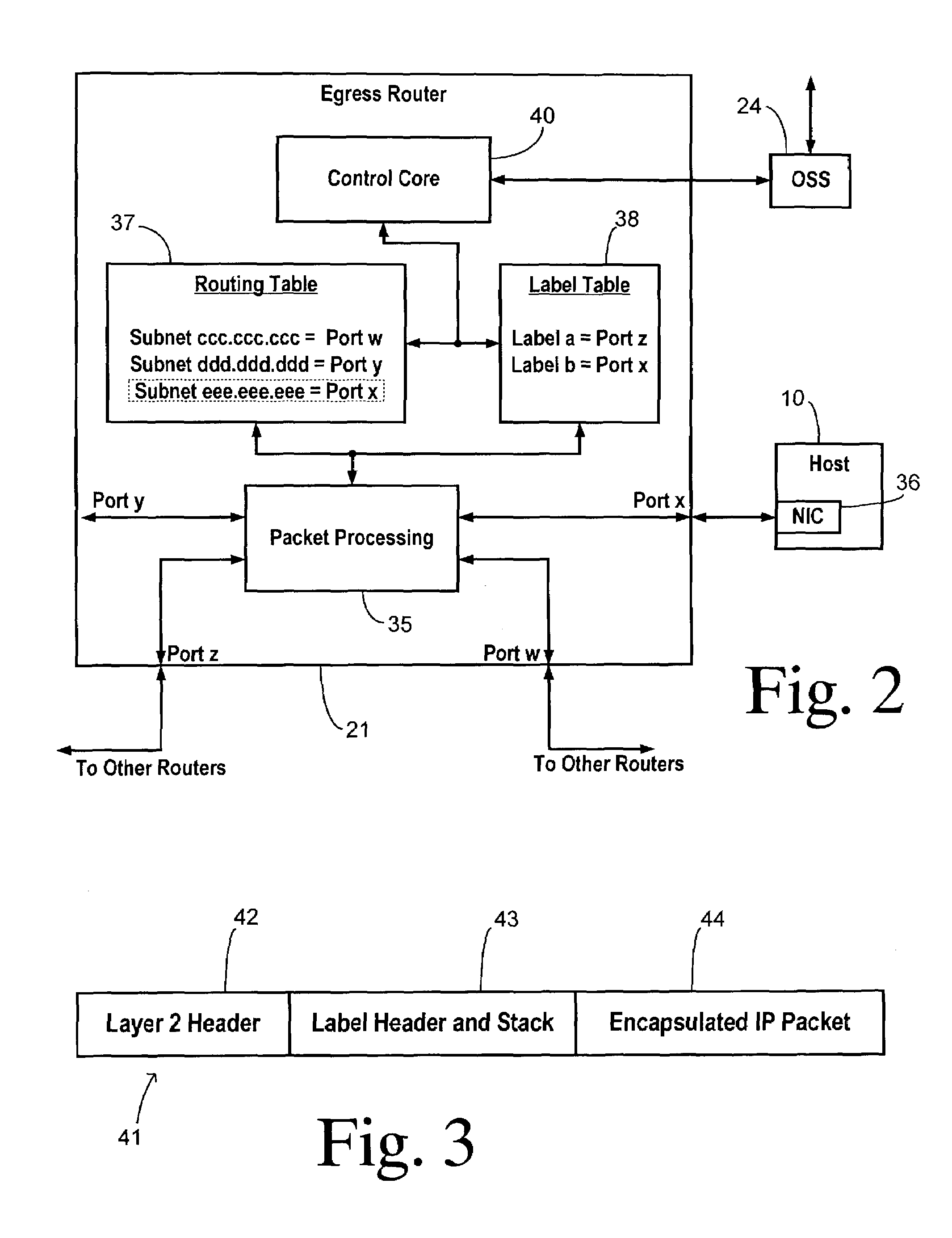 Secure hidden route in a data network