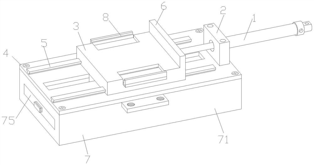 Pushing mechanism of mechanical polishing equipment for machining