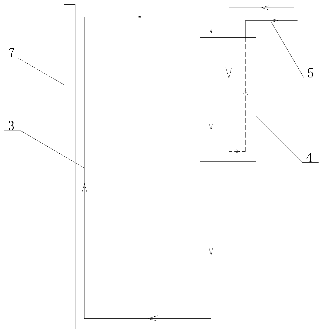 Plate and tube type phase-change solar water heater