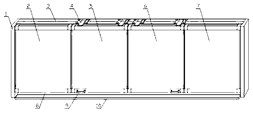 Orbit transferring type push-pull blackboard