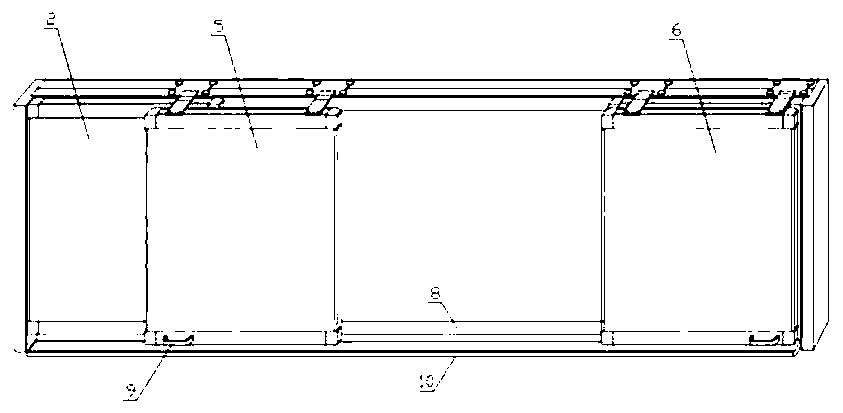 Orbit transferring type push-pull blackboard