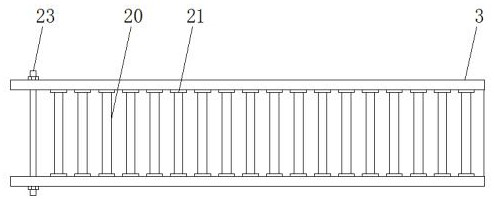 Warehouse logistics getting-off slideway device