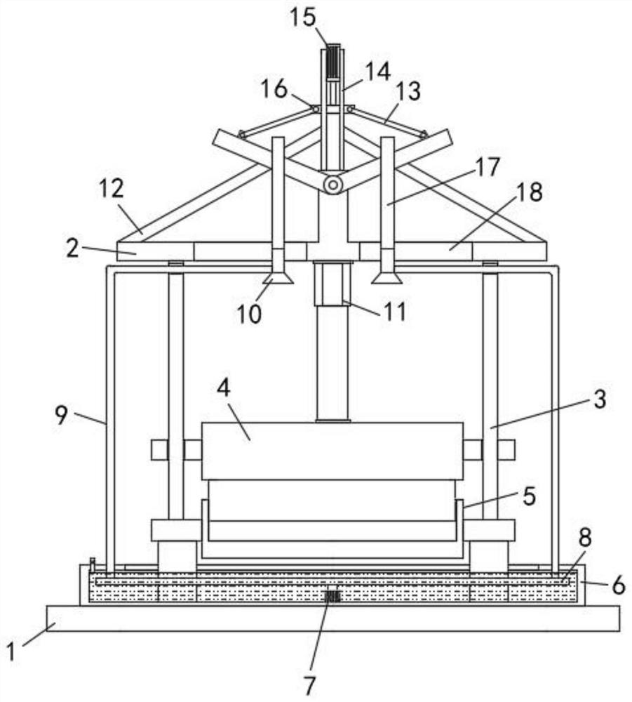 Car door lock reinforcing plate forming die