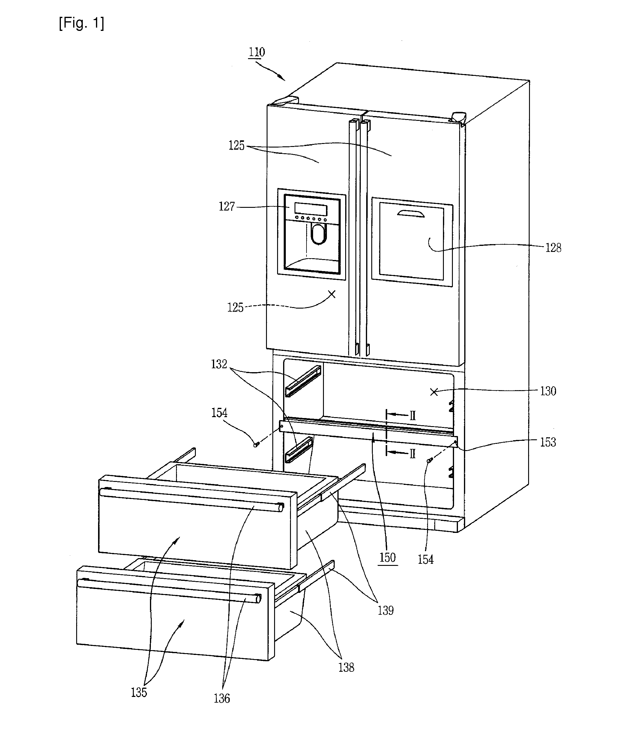 Refrigerator having the partition member