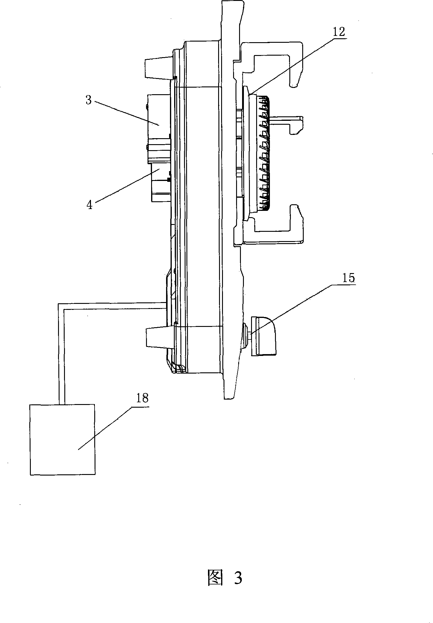 Blasting type household fuel gas kitchen range