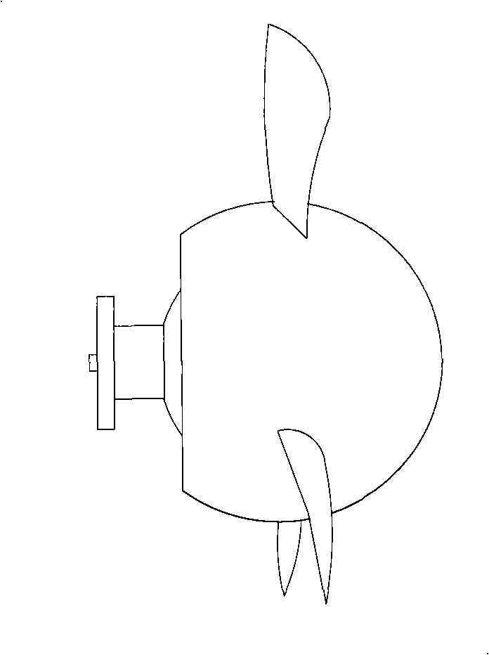 Underwater globular motor propeller