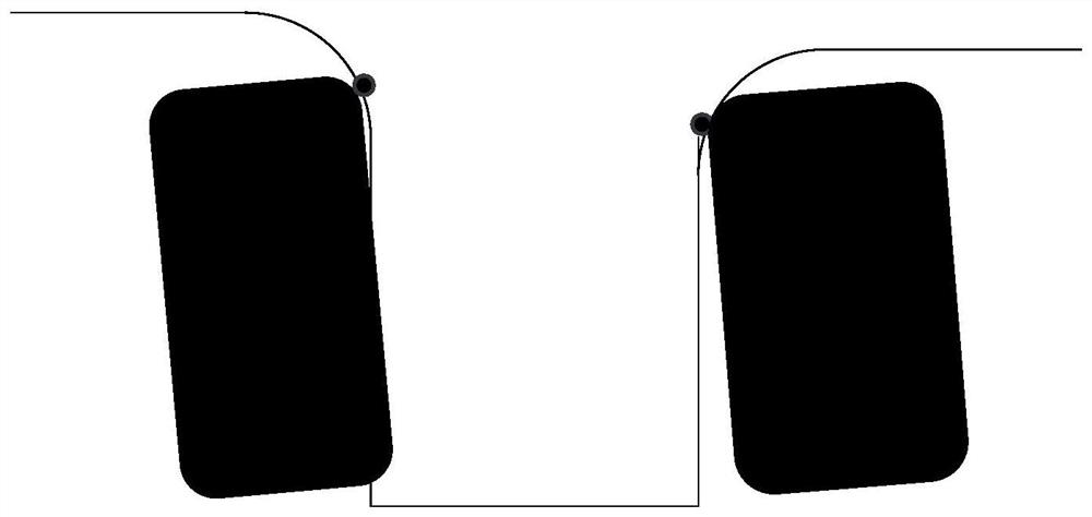 Parking space angle identification method and automatic parking method