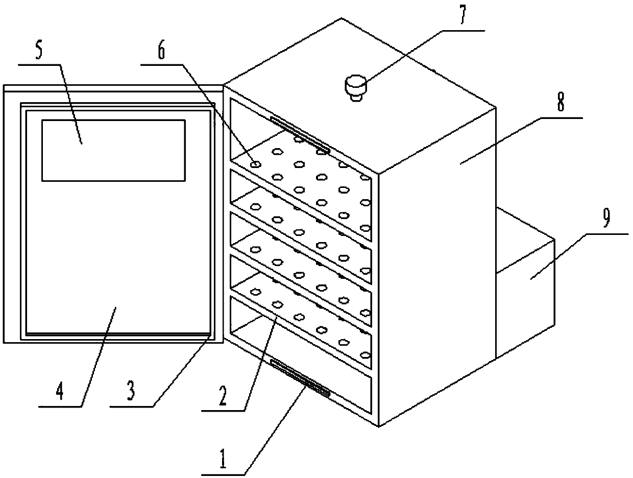 An automatic cleaning stress treatment device for mold production