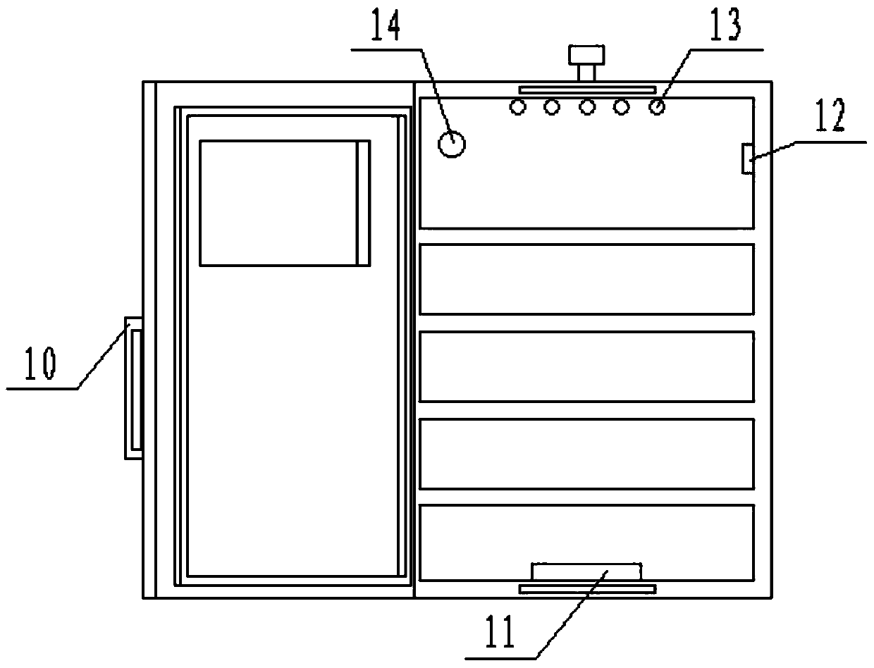 An automatic cleaning stress treatment device for mold production