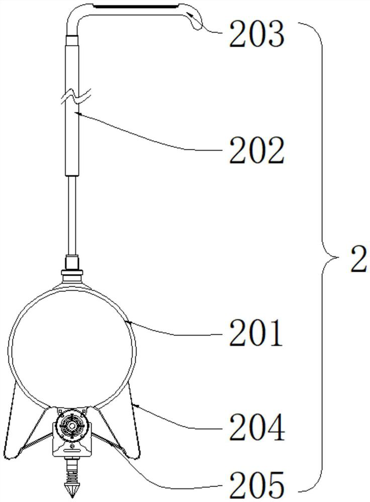 Water flow velocity detector for hydrogeological survey